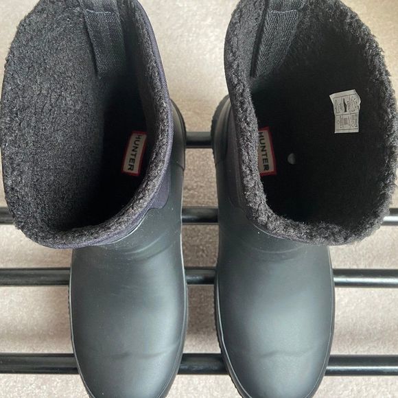 HUNTER Men Original Sherpa Boots - NEW NWOB - Picture 2 of 8